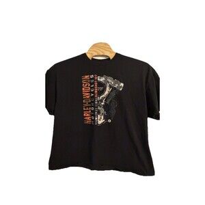 Harley-Davidson Shirt Mens 3XL Black Milwaukee-Eight 107 Dealer Woodstock NY